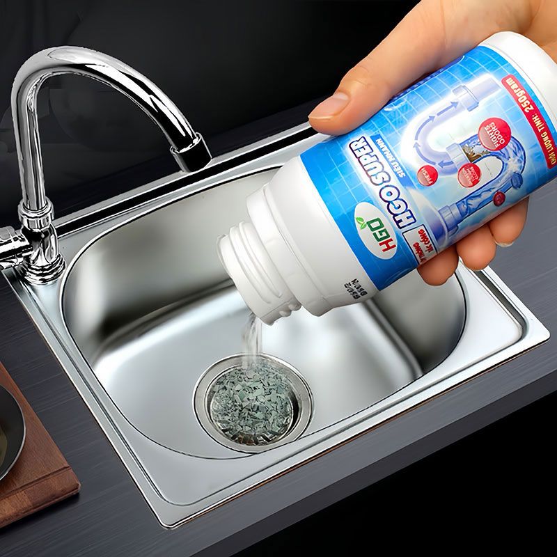Bột thông tắc cống hoạt động theo cơ chế nào