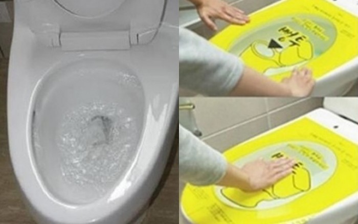 Cách dùng miếng dán thông bồn cầu
